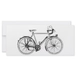 Vintage Bicycle Rack Card Template