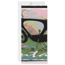 vintage Bicycle Full Color Rack Card