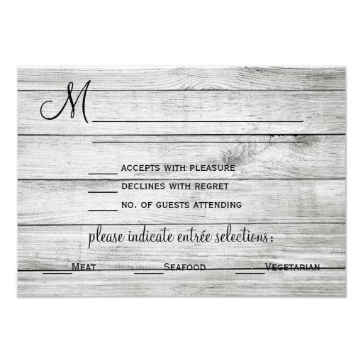 Vintage Bicycle Wedding RSVP Cards