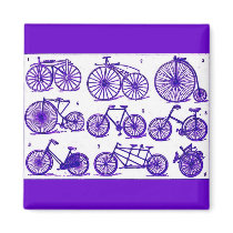 Vintage Bicycles magnets by Cardgallery Vintage Bicycles magnets
