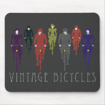 Vintage bicycles mousepads by nassosvakalis Vintage bicycles mousepads