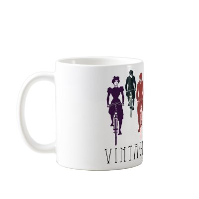 Vintage bicycles coffee mug by nassosvakalis