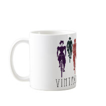 Vintage bicycles coffee mug