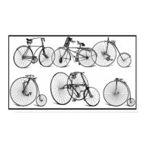 Vintage Bicycles Poster posters