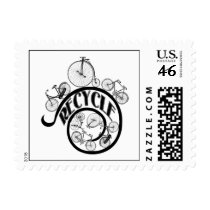 Vintage Bicycles Recycle Apparel and Gifts stamps