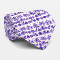 Vintage Bicycles Neck Ties