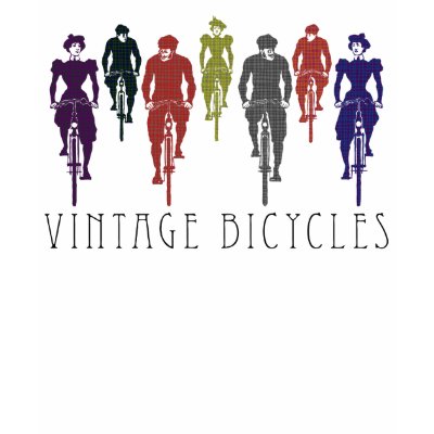 Vintage bicycles t shirt by nassosvakalis