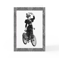 Vintage Bicyclist Greeting Cards