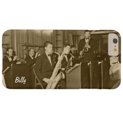 Vintage Big Band Sax Personal Barely There iPhone 6 Plus Case