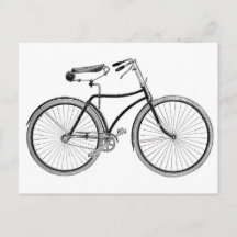  Fashioned Bikes on Vintage Bike Old Fashioned Bicycle Cycling Postcard