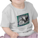 Vintage Bike Ride Teal T Shirt