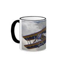 Vintage biplane mugs