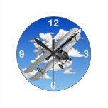 Vintage Biplane Wall Clocks