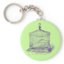 Vintage Bird Cage Keychains