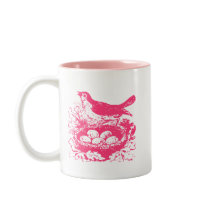 Vintage Bird Eggs & Nest Coffee Mugs