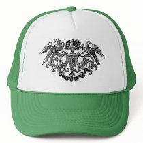 Vintage Bird Illustration Hat