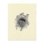 Vintage Bird Nest Illustration Postcard Vintage Bird Nest Illustration Postcard