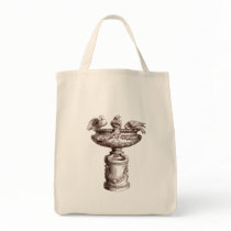 Vintage Birdbath Bags