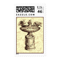 Vintage Birdbath Stamps