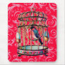 Vintage Birdcage Mouse Pad
