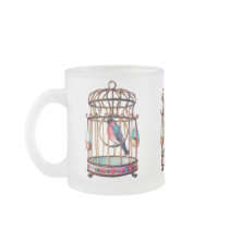 Vintage Birdcage Mug