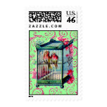 Vintage Birdcage Postage