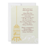 Vintage Birdcage Wedding Invitations