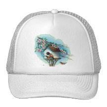 Vintage Birdhouse Cap Mesh Hats