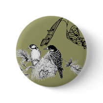 Vintage Birds Pins