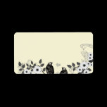 Vintage Birds Daisy Flowers Address Labels