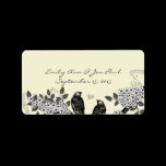 Vintage Birds Flowering Branch