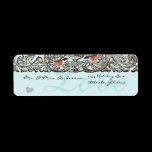 Vintage Birds Musical Chickadee Address