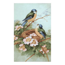 Vintage Birds Print