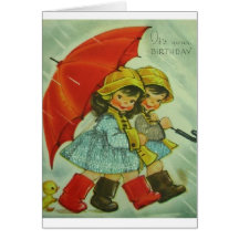Vintage Birthday Card