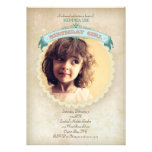 Vintage Birthday Girl invitations