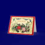 Vintage Birthday Greeting Card cards