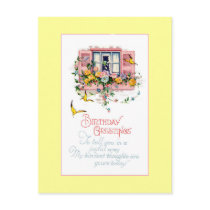 Vintage Birthday Greetings postcards
