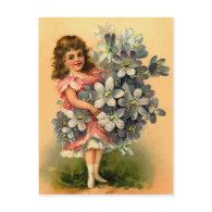 Vintage Birthday Postcard postcard