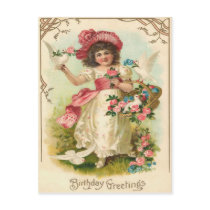 Vintage Birthday Postcard