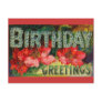 Vintage Birthday Postcard