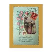 Vintage Birthday postcards