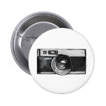 Vintage Black and White Camera Button