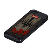 Vintage Black Chandelier Butterfly fashion decor iPhone 5 Case