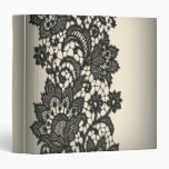 Vintage black Lace  beige Paris  Albumn Binder