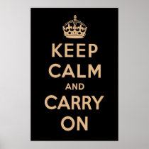 Vintage Black Poster