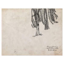 Vintage Black Weeping Willow Program Cover Flyers