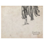 Vintage Black Weeping Willow Program Cover Flyers