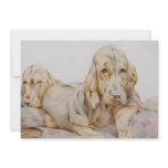 Vintage Bloodhounds by E J Detmold Personalized Invite