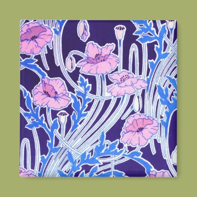 Vintage Blue and Pink Floral Magnet Zazzle_magnet Vintage Blue and Pink Floral Magnet Zazzle_magnet