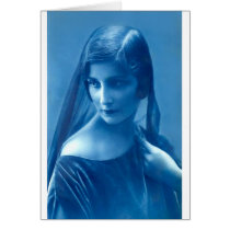Vintage *Blue Beauty* cards by ArtisticFootprints Vintage *Blue Beauty* cards